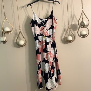 Floral wrap dress